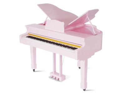 Pinkes Klavier Digitalpiano Flügelklavier Hochglanz Piano Klaviere