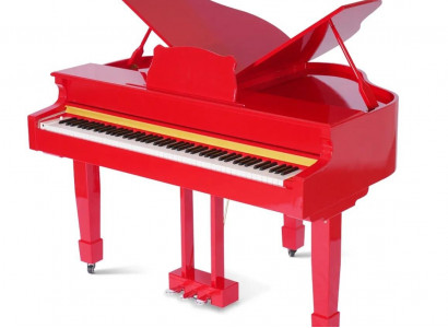 Rotes Klavier Digitalpiano Flügelklavier Hochglanz Piano Klaviere