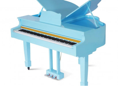 Klavier Digitalpiano Flügelklavier Hochglanz Blaues Piano Klaviere