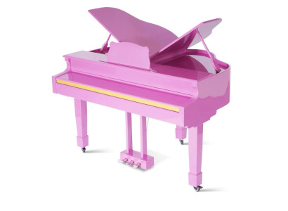 Klavier Digitalpiano Flügelklavier Hochglanz Pinkes Piano Klaviere