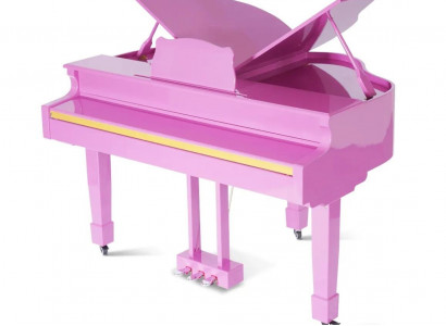 Klavier Digitalpiano Flügelklavier Hochglanz Pinkes Piano Klaviere