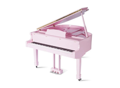 Digitalpiano Flügelklavier Klavier Hochglanz Rosa Piano Klaviere