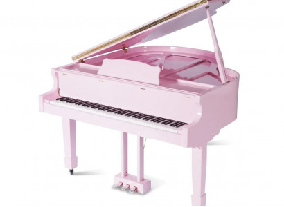 Digitalpiano Flügelklavier Klavier Hochglanz Rosa Piano Klaviere
