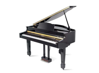 Digitalpiano Flügelklavier Klavier Hochglanz Schwarz Piano