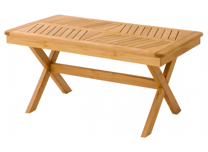 Eleganter brauner Esstisch aus Holz für modernes Wohndesign