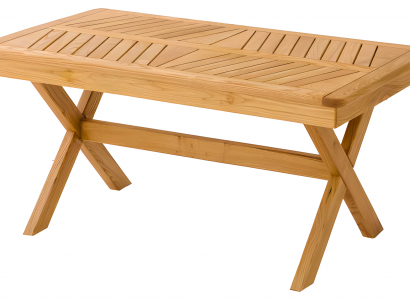 Eleganter brauner Esstisch aus Holz für modernes Wohndesign