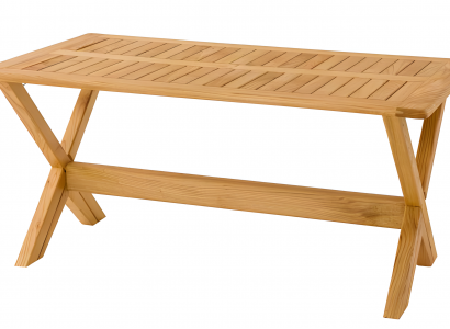 Eleganter brauner Esstisch aus Holz für modernes Esszimmer