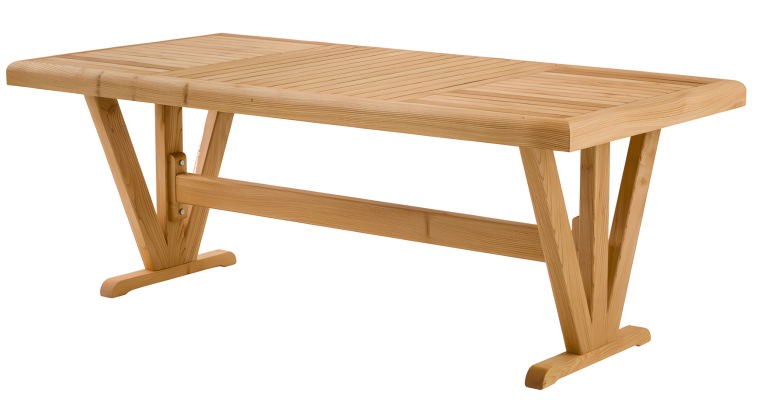 Eleganter Esstisch aus Holz in Braun für stilvolle Essbereiche