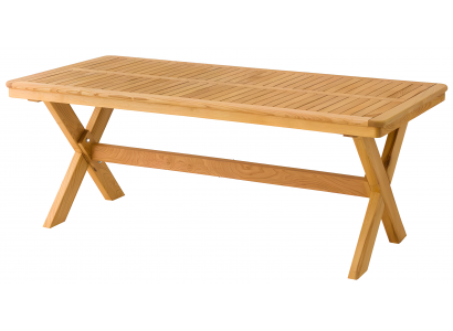 Eleganter brauner Esstisch aus Holz für modernes Esszimmer