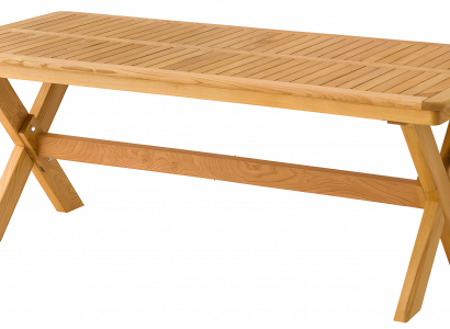 Eleganter brauner Esstisch aus Holz für modernes Esszimmer