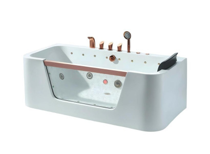 Hydromassagewanne Massagebecken Whirlpool Blubberbad Bad Whirlpool 170x80 cm