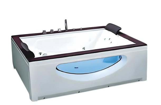 Acrylwanne Massagewanne Whirlpool Luxuswanne Wellnesswanne 180x150 cm