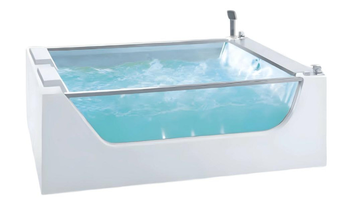 Designwanne Badewanne Acrylwanne Whirlpool Komfortwanne Massagewanne 180x120 cm