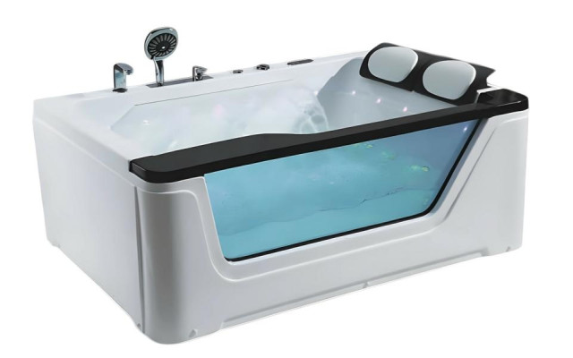 Massagebadewanne Whirlpool Badewanne Blubberbad Spa-Bad Whirlwanne 170x120 cm
