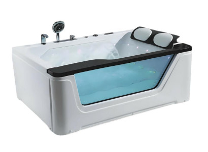 Massagebadewanne Whirlpool Badewanne Blubberbad Spa-Bad Whirlwanne 170x120 cm