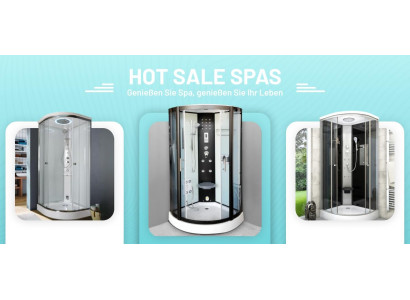 Hydromassagewanne Acrylwanne Whirlpool Komfortwanne Massagewanne 170x90 cm