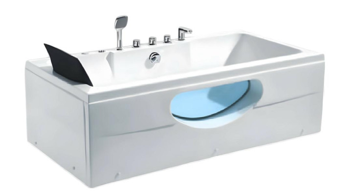 Bad Luxuswanne Whirlpool Badewanne Wellnesswanne Blubberbad Wanne 170x85 cm