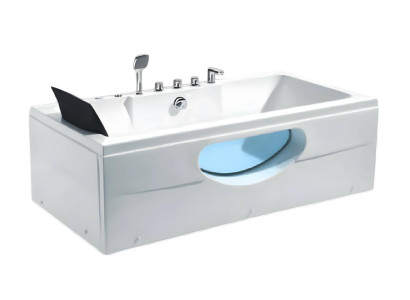 Bad Luxuswanne Whirlpool Badewanne Wellnesswanne Blubberbad Wanne 170x85 cm