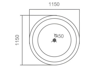 Badewanne Designwanne Luxuswanne Wellnesswanne Raumsparwanne Wanne 115x115 cm