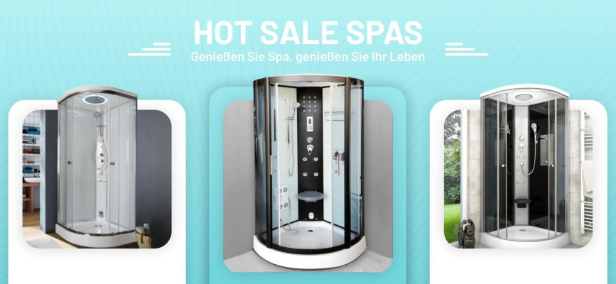 Rundwanne Designwanne Whirlpool Komfortwanne Massagewanne Bad 145x145 cm