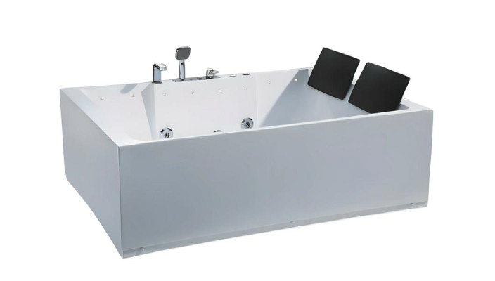 Whirlwanne Hydromassagewanne Whirlpool Blubberbad Spa-Bad Sprudelbad 180x120 cm