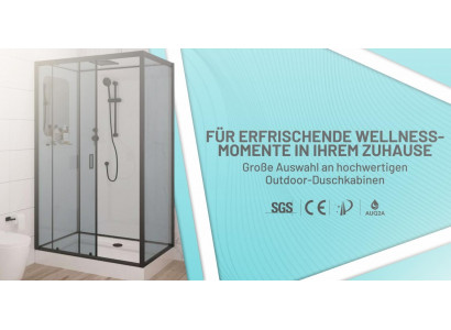 Whirlwanne Hydromassagewanne Whirlpool Blubberbad Spa-Bad Sprudelbad 180x120 cm