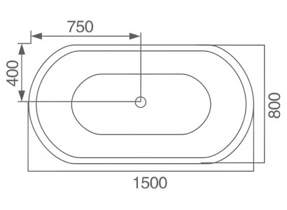 Wanne Komfortwanne Badewanne Acrylwanne Raumsparwanne Designwanne 180x82 cm