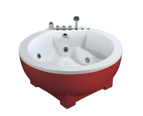 Massagebadewanne Whirlpool Badewanne Blubberbad Spa-Bad Whirlwanne 150x150 cm