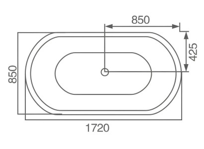 Acrylwanne Luxuswanne Badewanne Komfortwanne Wanne Pflegewanne 180x82 cm
