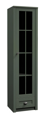 Standvitrine Vitrinenschrank Hochschrank Vitrine Schrank Regalschrank