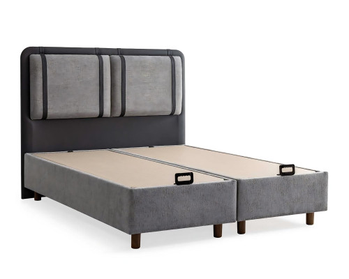 Das elegante und stabile Bett mit Matratze bringt Charme in die Einrichtung.