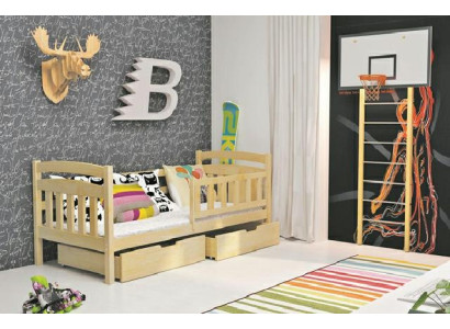 KINDERBETT Bett Kinder Betten mit Matratzen JUGENDBETT MIT BETTKASTEN KACPER 1