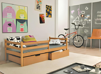 Kinderbett Jugendbett + Bettkasten Massivholz Bett Betten Echtholz Kinderbetteb