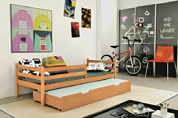 Doppelbett Ausziehbett Zwei Betten Schublade Bett Kinderbett Holzbett Hochbett