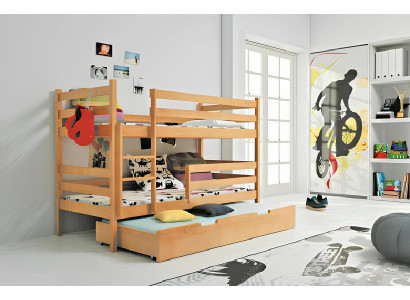 3 Betten Doppelstockbett Hochbett Etagenbett Bett Doppelbett 3dach Betten Massiv