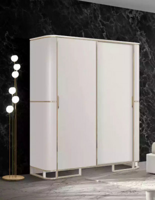 Bett 2x Nachttische Kommode 6tlg.Schlafzimmer Set Design Luxus neu
