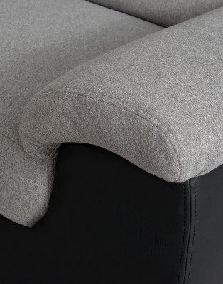 Design Textil Polsterstoff exklusiven Sofas UForm Sofa Ecke Couch modern Couchen