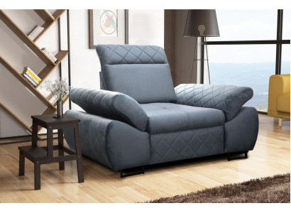 Sessel 1 Sitzer Polster Sofas Lounge Club Möbel Design Wohnzimmer Textil Couch