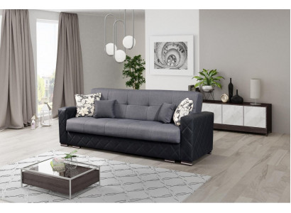 Dreisitzer Luxus Big Sofas Couchen Textil 3 Sitzplatz Sofa Couch Polser Sitz Neu