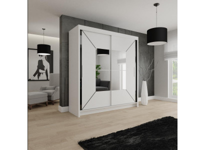 Hochglanz Regale Schrank Regal Kleiderschränke 180cm Garderobe Kleiderschrank