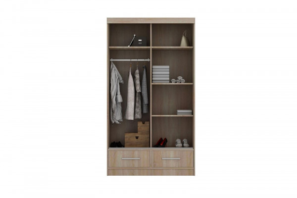 Garderobe Möbel Design Schlafzimmer Kleiderschrank Holz Schrank Schränke Holz