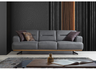 Design Luxus Couch 3 Sitzer Sofa Italienische Stil Wohnzimmer Möbel