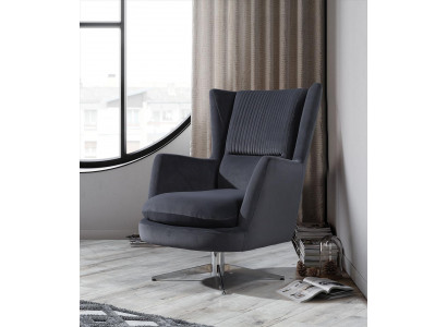 Sessel Einsitzer Luxus 1 Sitzer Polster Sitz Designer Textil Modern