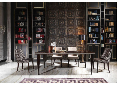 Essecke Esszimmer Essgruppe Luxus Esstisch Stühle Schwarz Holz 7tlg
