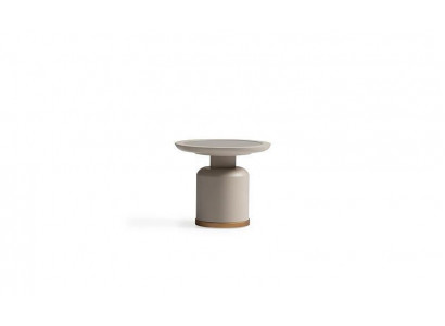 Beistelltisch Kaffeetisch Sofatisch Couchtisch Beige Wohnzimmer Holz