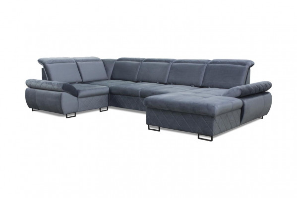 Eck Sofa Couch Polster Leder Sofa Couchen Möbel Neu Wohnlandschaft U Form