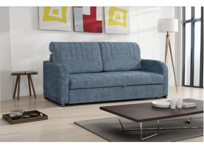 Wohnlandschaft Relax Samt Bettkasten Sitz Design Couch Lounge Sofa Schlafsofa