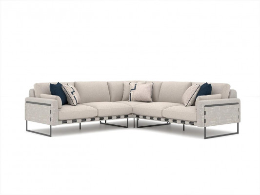  Ecksofa L-Form Sofa Couch Design Wohnzimmer Polster Textil Neu Eck Garnitur