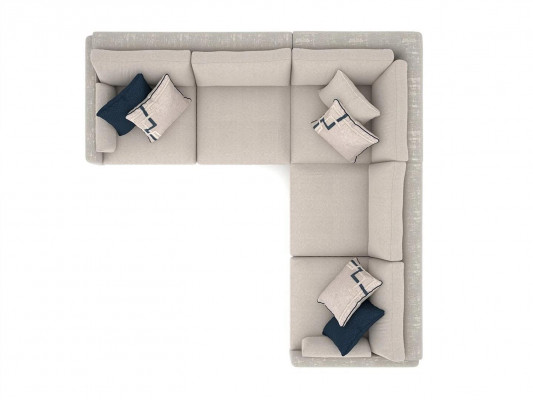  Ecksofa L-Form Sofa Couch Design Wohnzimmer Polster Textil Neu Eck Garnitur