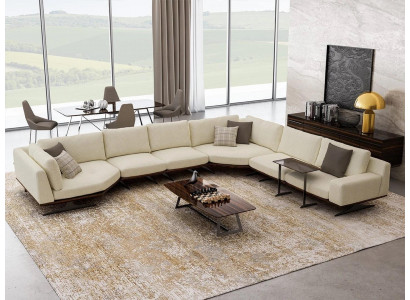 Design Ecksofa L Form Couchtisch Wohnzimmer Polstermöbel Luxus Einrichtung